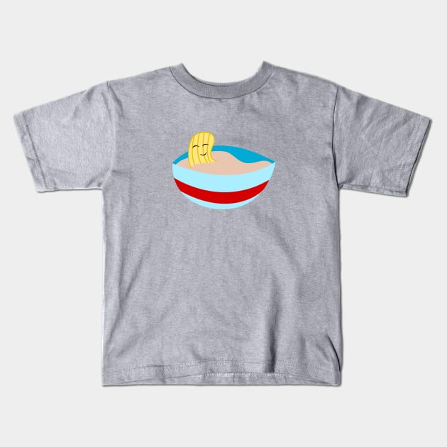 Chip in Dip Kids T-Shirt by traditionation